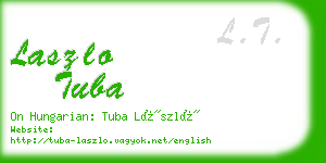 laszlo tuba business card